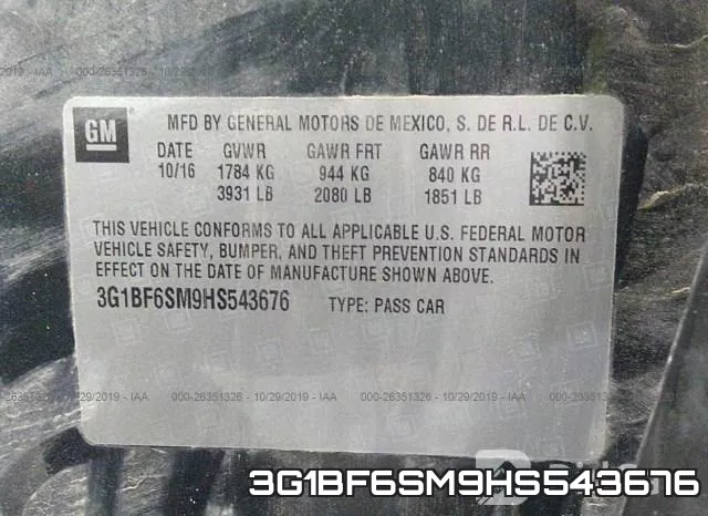 3G1BF6SM9HS543676 фото 10