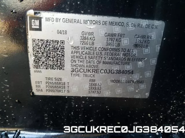 3GCUKREC0JG384054 фото 2