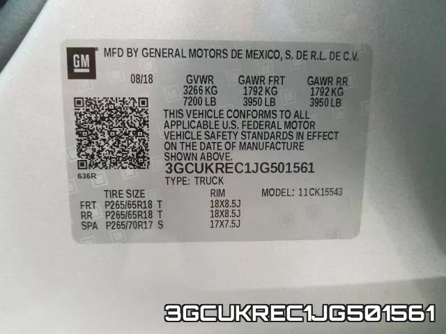 3GCUKREC1JG501561 фото 2