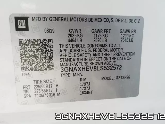 3GNAXHEV8LS532572 фото 2