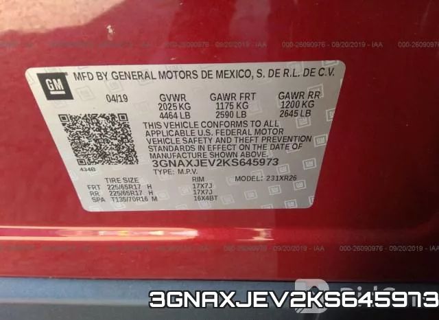 3GNAXJEV2KS645973 фото 10
