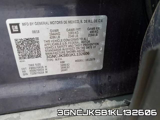 3GNCJKSB1KL132606 фото 2