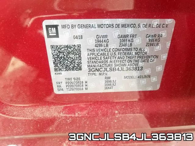 3GNCJLSB4JL363813 фото 2