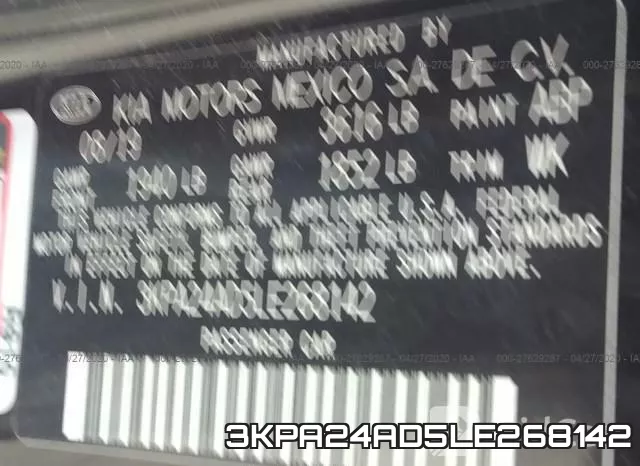 3KPA24AD5LE268142 фото 10