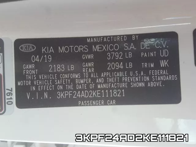 3KPF24AD2KE111821 фото 2