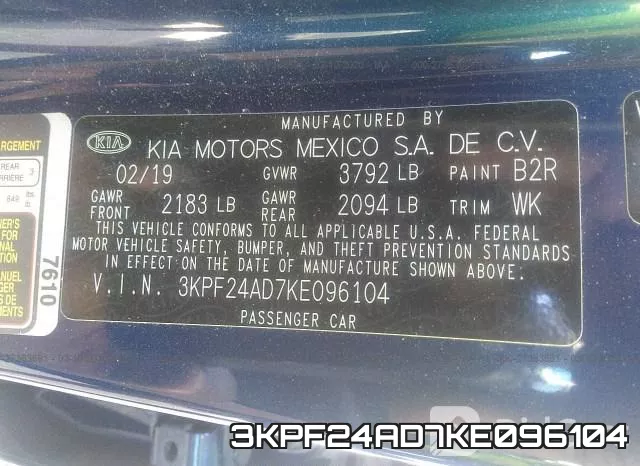 3KPF24AD7KE096104 фото 10