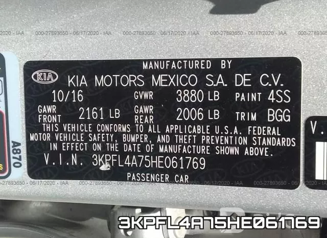 3KPFL4A75HE061769 фото 10