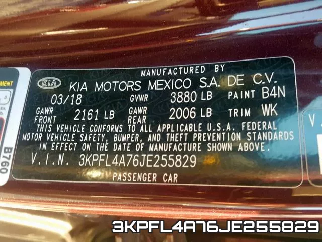 3KPFL4A76JE255829 фото 2