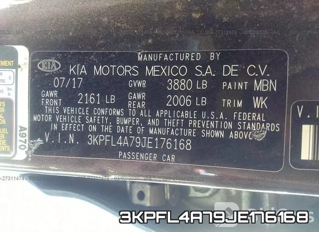 3KPFL4A79JE176168 фото 10
