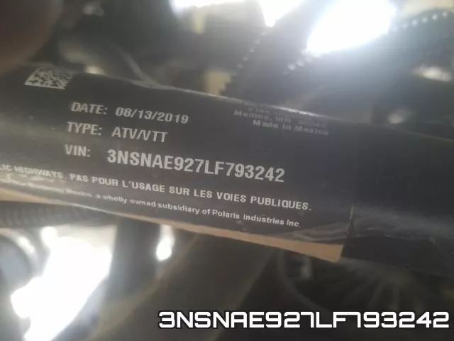 3NSNAE927LF793242 фото 2