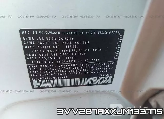 3VV2B7AXXJM133775 фото 10