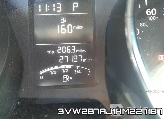 3VW2B7AJ1HM227187 фото 8