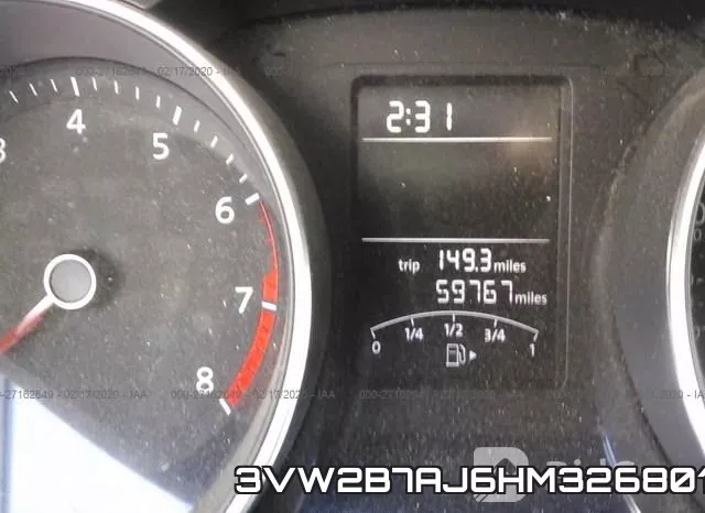 3VW2B7AJ6HM326801 фото 8