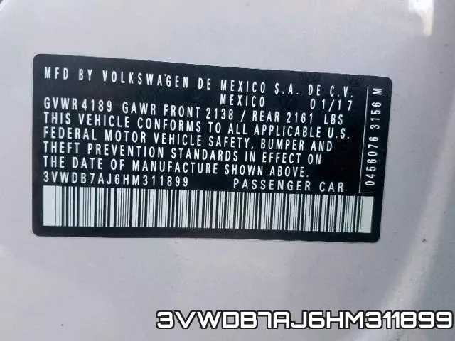 3VWDB7AJ6HM311899 фото 2