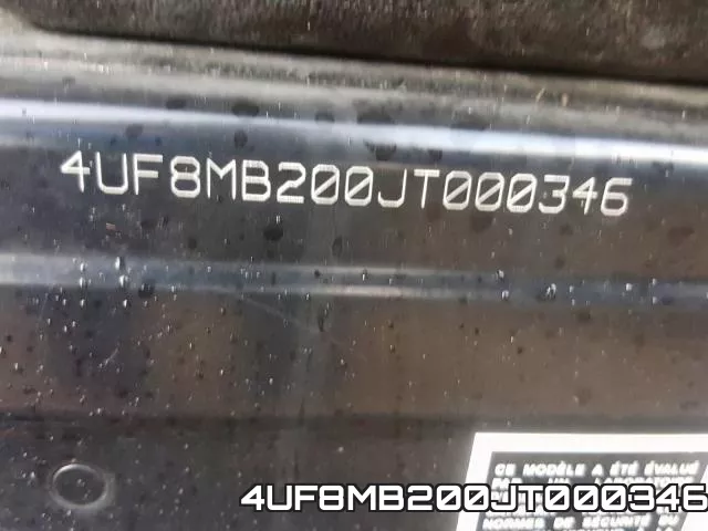 4UF8MB200JT000346 фото 2