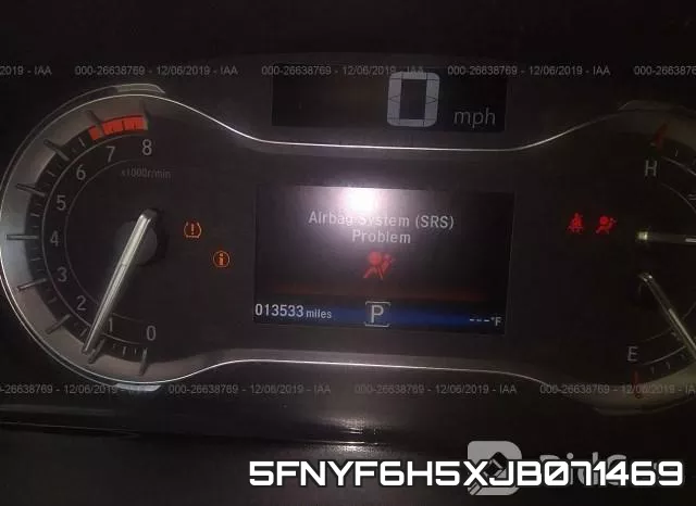 5FNYF6H5XJB071469 фото 8