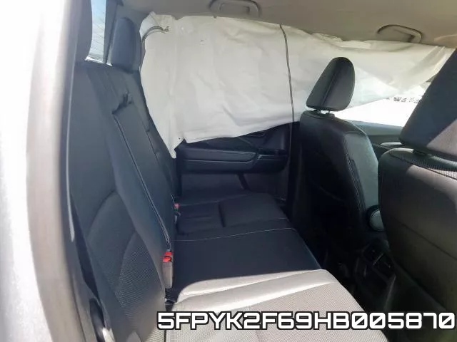 5FPYK2F69HB005870 фото 7