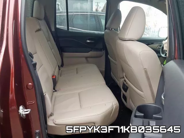 5FPYK3F71KB035645 фото 7