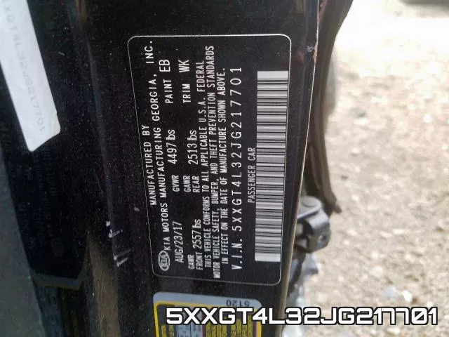 5XXGT4L32JG217701 фото 2