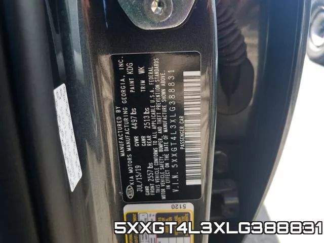 5XXGT4L3XLG388831 фото 2