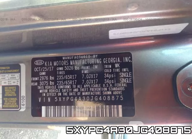 5XYPG4A30JG408875 фото 10