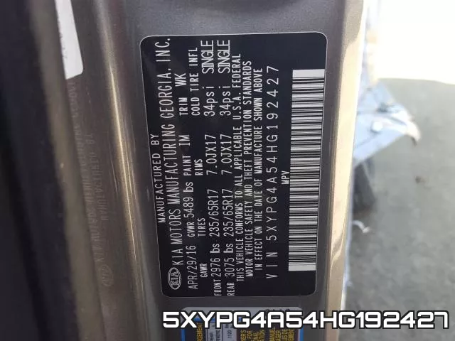 5XYPG4A54HG192427 фото 2
