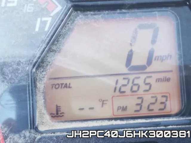JH2PC40J6HK300381 фото 9