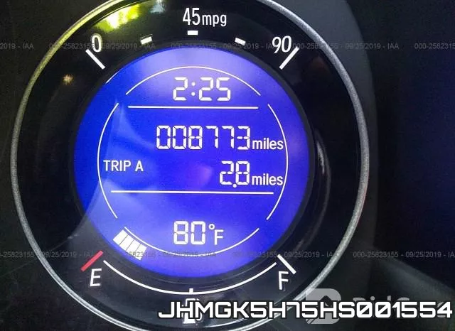 JHMGK5H75HS001554 фото 8