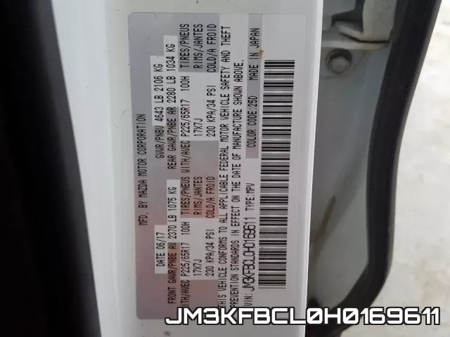 JM3KFBCL0H0169611 фото 2