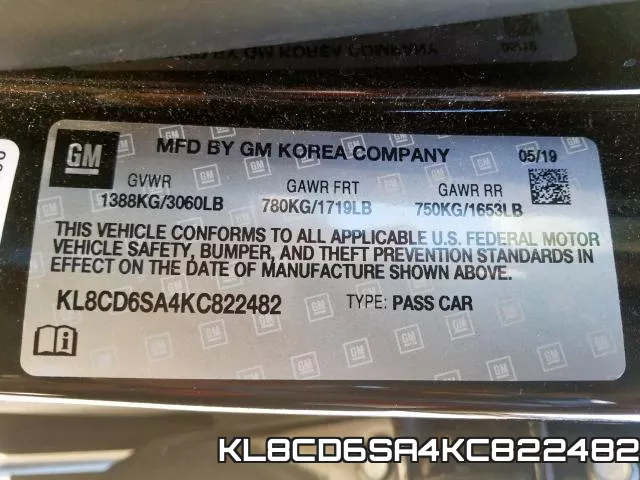 KL8CD6SA4KC822482 фото 2