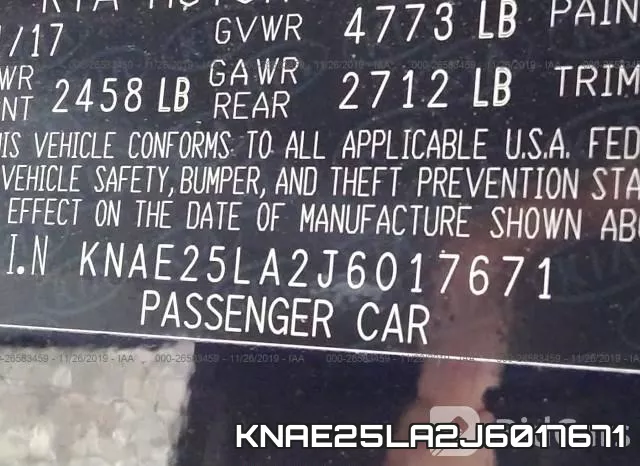 KNAE25LA2J6017671 фото 10