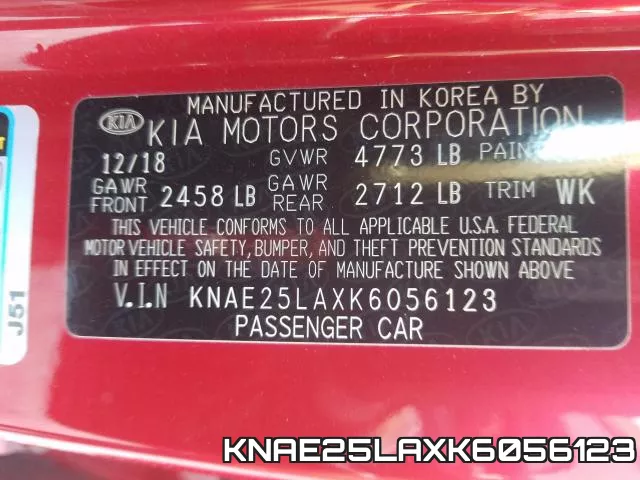 KNAE25LAXK6056123 фото 2