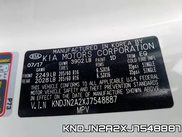 KNDJN2A2XJ7548887 фото 2