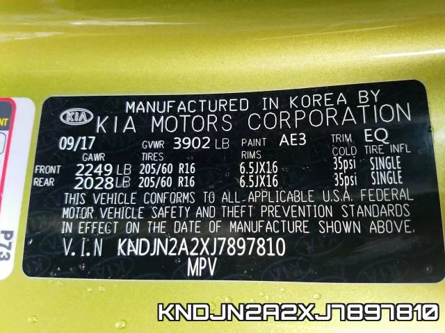 KNDJN2A2XJ7897810 фото 2