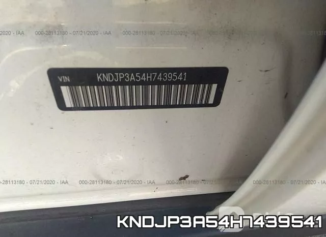 KNDJP3A54H7439541 фото 10