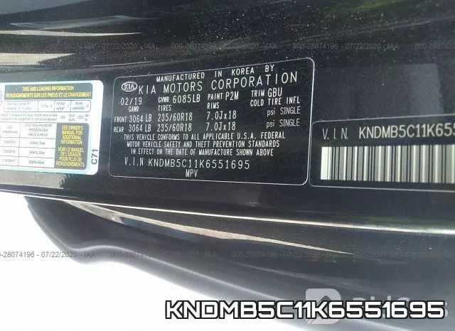 KNDMB5C11K6551695 фото 10