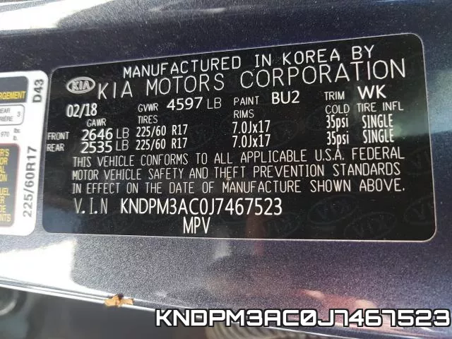 KNDPM3AC0J7467523 фото 2