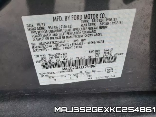 MAJ3S2GEXKC254861 фото 2