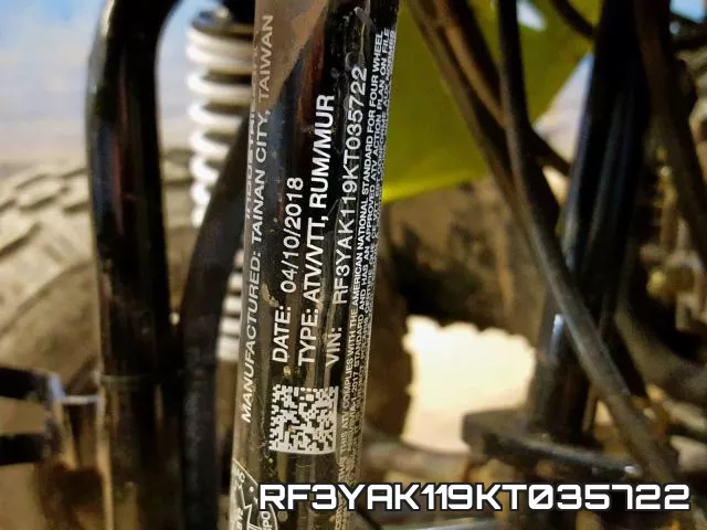 RF3YAK119KT035722 фото 2