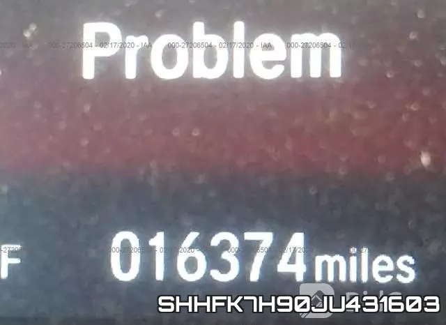 SHHFK7H90JU431603 фото 8