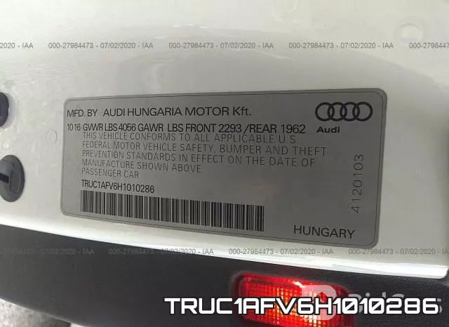 TRUC1AFV6H1010286 фото 10