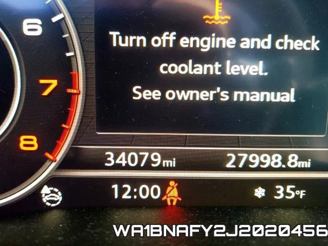 WA1BNAFY2J2020456 фото 9