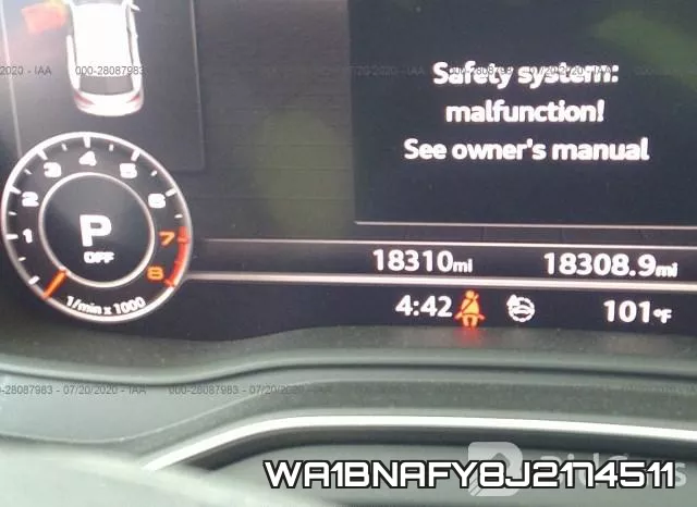 WA1BNAFY8J2174511 фото 8