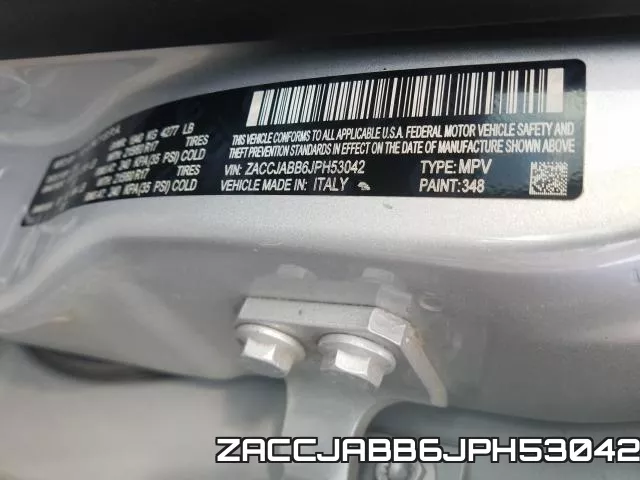 ZACCJABB6JPH53042 фото 2