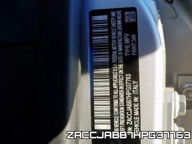 ZACCJABB7HPG37763 фото 2
