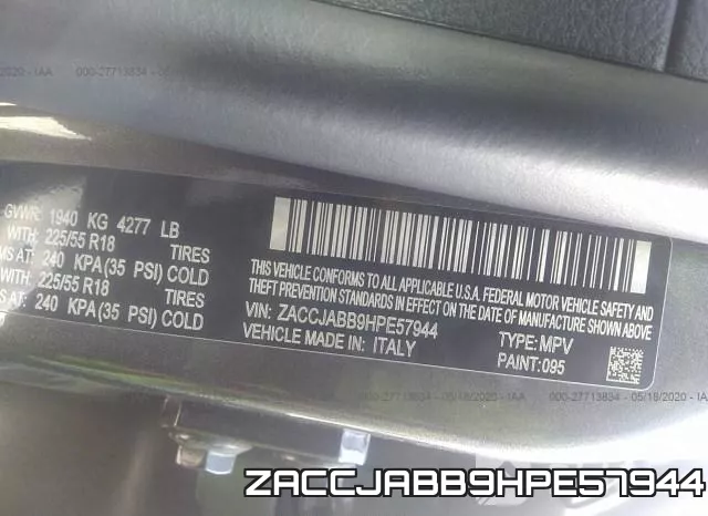 ZACCJABB9HPE57944 фото 10