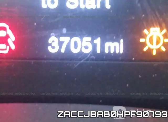 ZACCJBAB0HPF90793 фото 8
