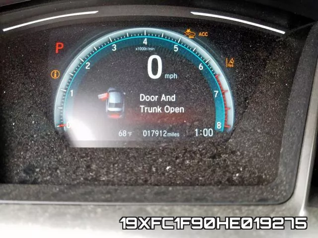 19XFC1F90HE019275 фото 9