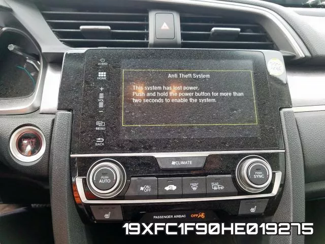 19XFC1F90HE019275 фото 10