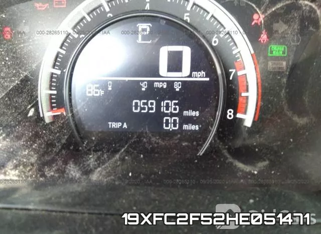 19XFC2F52HE051471 фото 8